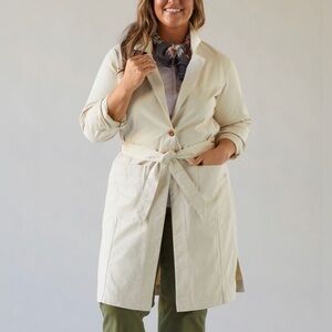 Duluth Trading Co Women's Makers Studio Tie Duster